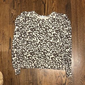 Rebecca Minkoff Astrid Blouse Animal Print